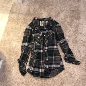 Levi plaid button down